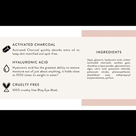 NWT Lip Collagen Infused Mask & BLAQ Hydrogel - Picture 5 of 5